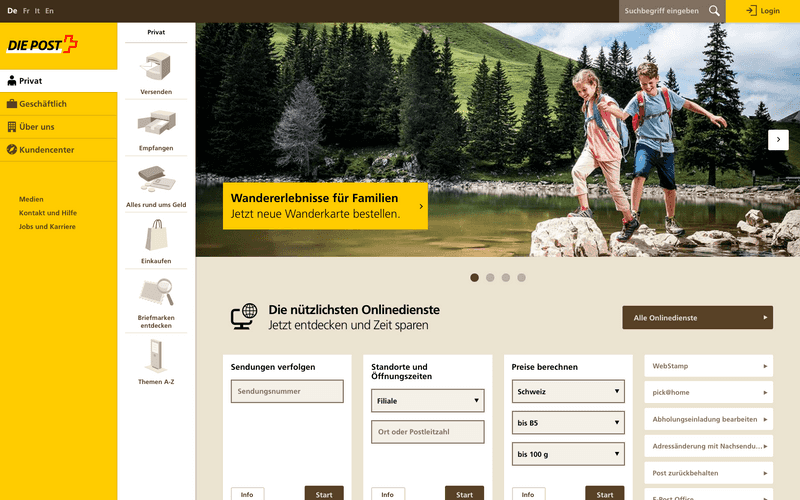 Screenshot of Release Management Post Portal